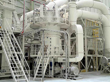 Vertical roller mill for limestone crushing line